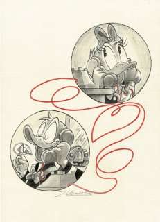 Original Drawing - Daisy & Donald Duck’s Phone Call - Vendetta, Z. | Catawiki