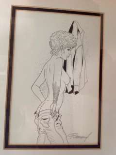 Renaud - Original pen drawing - Jessica Blandy | Catawiki