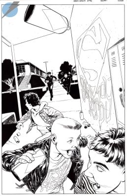 Ryan Sook | Action Comics Issue 1096 Page Cover | Felix Comic Art