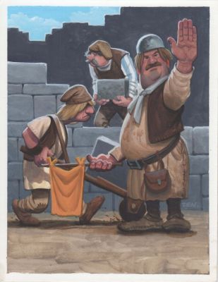 Den Beauvais | Work Crew Guardians Tcg Fantasy Card Game | TDArt