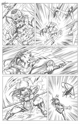 Elvin Ching | Predator Badlands Issue 1 Page 13 | Next Comic Art