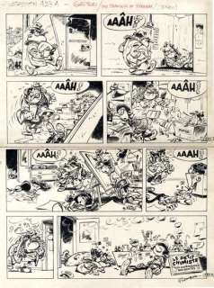 Franquin, André | Gaston Lagaffe Des Gaffes et des dégÃ¢ts Exceptionnelle... | Cornette de St Cyr