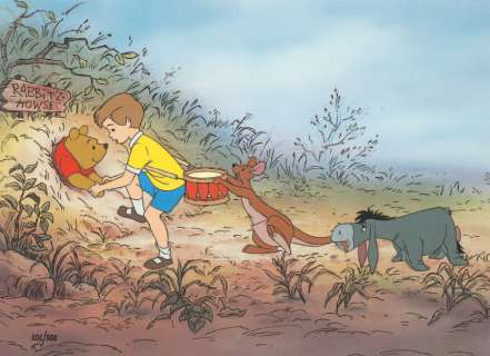 WINNIE L’OURSON et l’arbre Ã  miel Studio Walt Disney 1966 /1991 Cellulo | Rossini