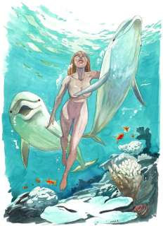 Vincenzo Cucca - La Sirena tra i delfini
