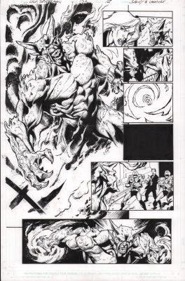 Andy Lanning, Mark Bagley | Ultimate Spider-Man #156 P.10 - Green Goblin - 2011 | Anthony’s Comic Book Art