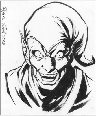 Ryan Gutierrez | Green Goblin 6X5 Card Art | Catskill Comics