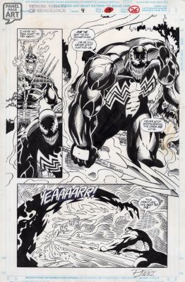 Ron Lim | Venom - Nights of Vengeance 4 Page 26 | Panel Page Art