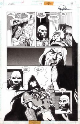 AZRAEL #47 Pg 15 - AZRAEL - 11x17 Original Comic Art by ROGER ROBINSON SIGNED | eBay US