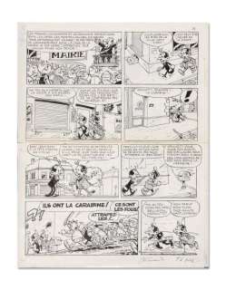 Attanasio | Sinor Spaghetti - Encre de chine pour la planche 15... | Coutau Bégarie