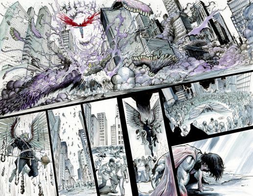 Juan Ferreyra | Absolute Superman Issue 17 Page 16 And 17 | ComiConArt
