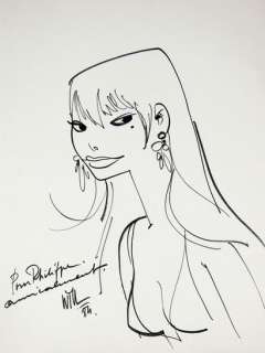 Will Dédicace Sur... | WILL Dédicace sur feuille de grande taille représentant... | Vermot et Associés