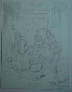 PIET WIJN: Voorschets voorkant uit ’De valse heelmeester’ | Zwiggelaar Auctions