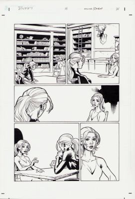 Karl Moline | Buffy the Vampire Slayer #18 Pg.21 - Interior Page | Anthony’s Comic Book Art