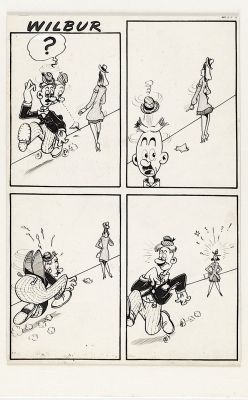 Beck, Joe / Otto Eppers - Yankee Comics #7 One Page Story - "Wilbur" Chesler, 1943 | Cool Lines Art