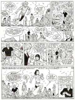 Raymond REDING - lot 291 - Eric Castel, droit au but, planche originale Ã  l‘encre…