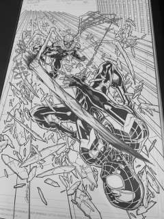 Spidergeddon Cover Art - Miles Morales & Spider-Man