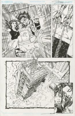 Jim Lee, Scott Williams | Superman Spider-Man Page 1 | Albert Moy