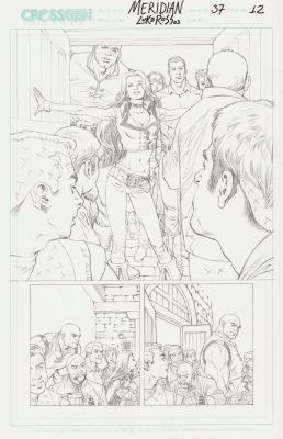 Luke Ross | Meridian #37 Pg.12 - Interior Page - 2003 | Anthony’s Comic Book Art