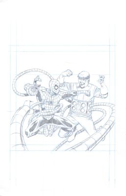 Pat Olliffe | Spiderman Vs Doc Ock - Disney/Marvel Storybook | Catskill Comics