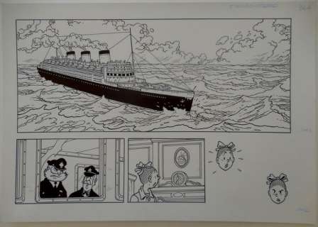 Morjaeu, Luc - Originele halve pagina (stroken 141 t/m 142 - plaat 36 A) - Suske en Wiske - Sterrenrood - (2014) | Catawiki