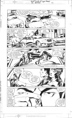 JLA: Secret Society of Super-Heroes #1, pg. 45 Mike McKone & Jimmy Palmiotti – Original Art | PaperFilms