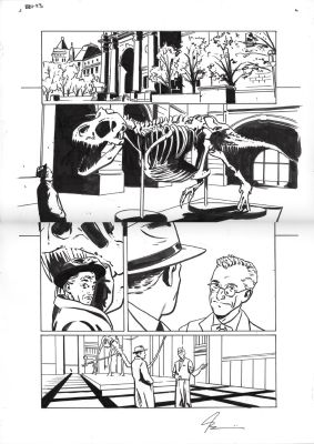 Jacob Phillips | The Peril of the Brutal Dark: an Ezra Cain Mystery Issue 01 Page 23 | Splash Page