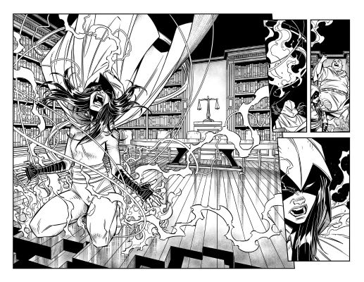 Diego Olortegui | Jsa Issue 19 Page 02 And 03 | ComiConArt