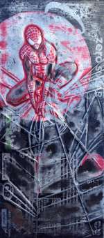 ORIGINAL Artwork By Chris Duncan - Spiderman on Coke Zero Can - 2018 | Catawiki