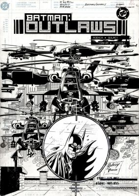 Paul Gulacy | Gulacy, Paul - Batman: Outlaws #1 Cover, Batman Vs Military 2000 | Cool Lines Art