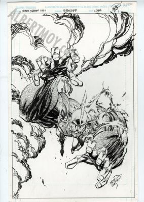 Erik Larsen | Savage Dragon : Possessed Issue 4 Page Cover | Albert Moy