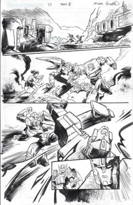 Jason Howard | Transformers (2023 Image) Issue 33 Page 08 | Splash Page