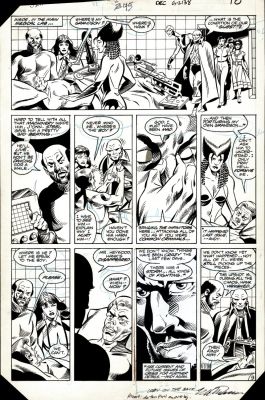 Luke McDonnell, Mike Machlan | Justice League of America #245 P 9 (Crisis Crossover Entire Jla & Commander Steel!) 1985 | Romitaman