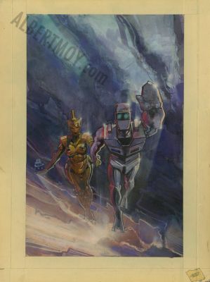 Bill Sienkiewicz - Rom Annual Issue 3 Page Cover