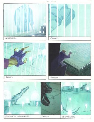 Cadelo Silvio | Planche originale 28 en couleur directe ENVIE DE CHIEN Tome 2 Deux Mouches blanches par Silvio CADELO | Galerie Napoléon