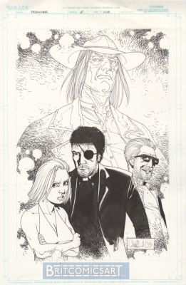 Charlie Adlard | Preacher Pin Up By Charlie Adlard | BritComicsArt