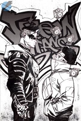 Sanford Greene | Teen Titans Issue 1 Page Cover | Felix Comic Art