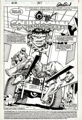 Jeff Purves, Marie Severin | Incredible Hulk #365 P 1 Splash (The Hulk Drawn Twice!) 1989 | Romitaman