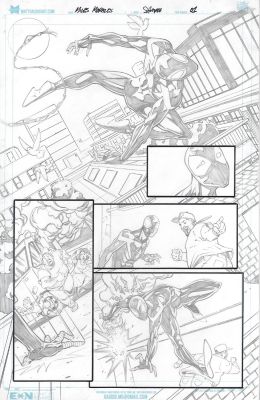 Matt Gaudio | Miles Morales Sample Page Page 01 | Splash Page