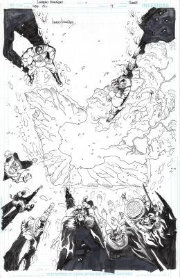 Leandro Fernandez | Batman Gotham By Gaslight a League For Justice Cover Issue 11 Page Cover | Splash Page