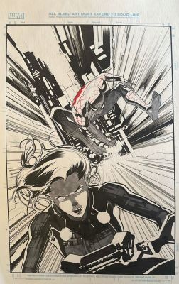 Javi Fernández | Ultimate Spider-Man #22 TRON: Ares Variant Cover | The Green Room