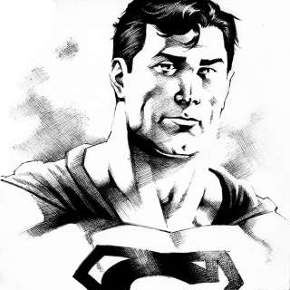 Ron Salas | 6×6 – Superman headshot | Ron Salas