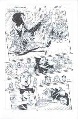 Robert Gill | Gambit: Wanted #3, Page 13 | Geoff M Art Sales
