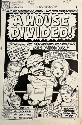 Jack Kirby - Fantastic Four 34 Page 1 Splash