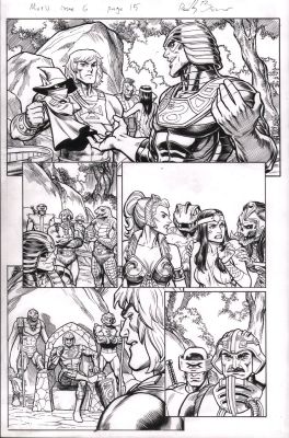 Nelson Decastro, Reilly Brown | He-Man And the Masters of the Universe #6 P.15 - He-Man, King Hiss, Orko, She-Ra, And More - Signed - 2026 | Anthony’s Comic Book Art