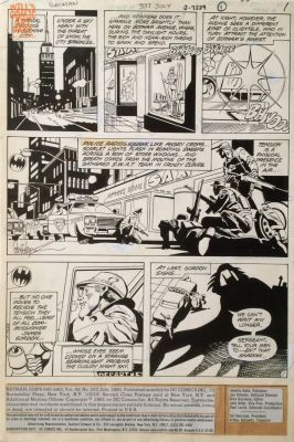 Steve Mitchell Jose Luis Garcia-Lopez | Batman 337 Title Splash (Dc, 1981) Snowman 1St Appearance | Will’s Comic Art Page