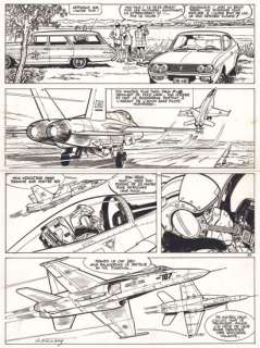 Albert Weinberg | Dan Cooper, F-111 en péril, planche originale Ã … | Septimus