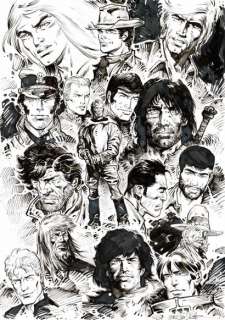 Christophe Bec | Mes héros de papiers, dessin original Ã  l’encre de… | Septimus