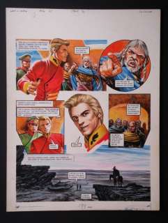 Frey, Oliver - Planche originale en couleurs - Trigan 22 - De proeven van Janno | Catawiki