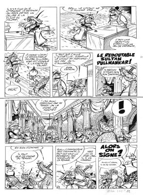 Tabary | IZNOGOUD, planche originale 5 La machine géniale | Galerie Napoléon