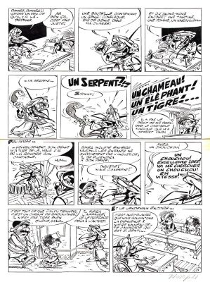 Tabary | IZNOGOUD, planche originale 6 L’élève d’Iznogoud | Galerie Napoléon